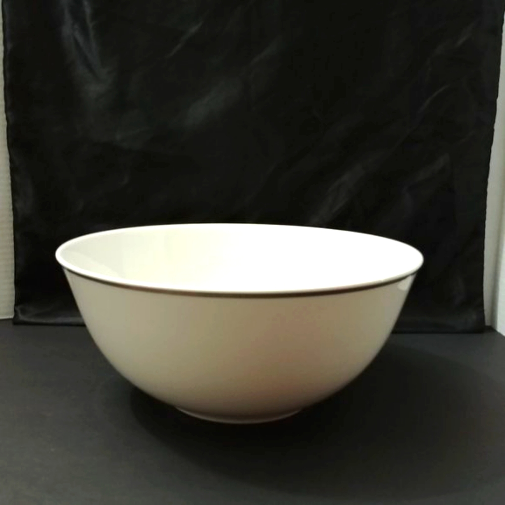 Rare Vintage Lenox Federal Platinum Large Round Serving Bowl 10 1/2 inch